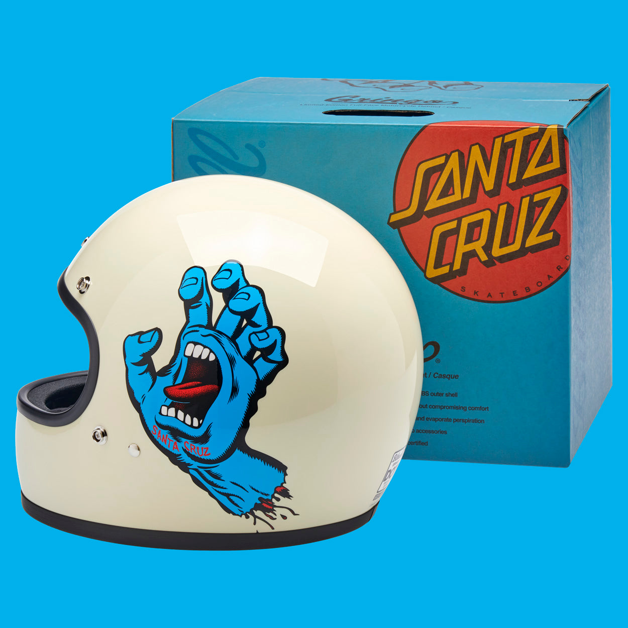 Casco Gringo ECE Biltwell + Santa Cruz