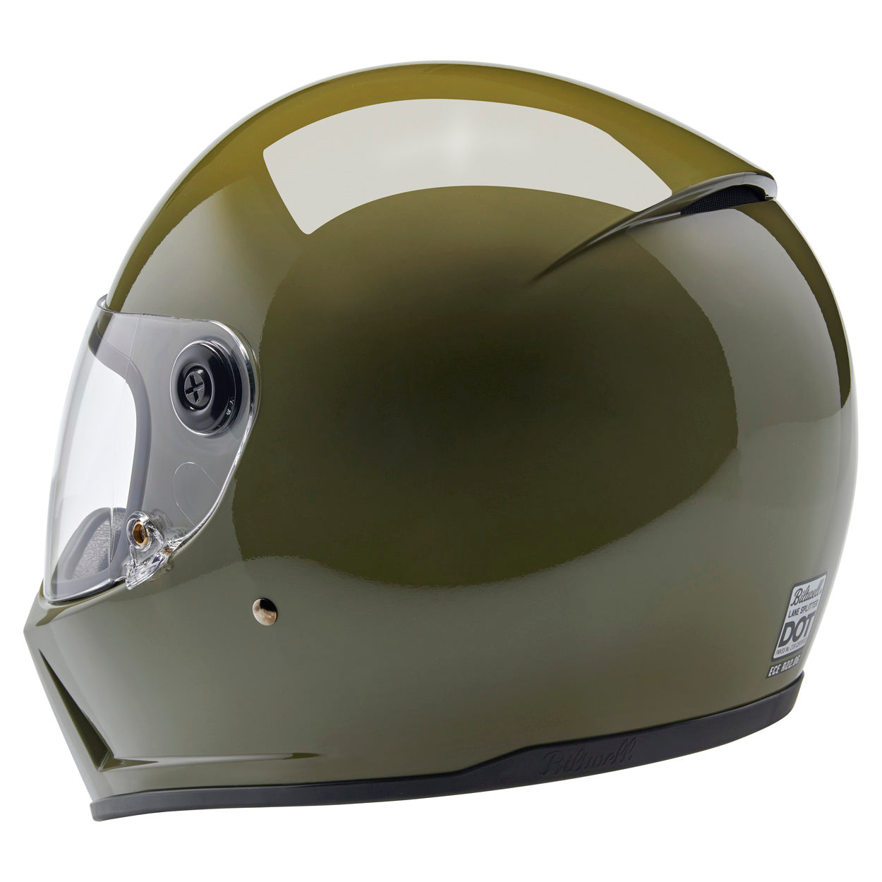 Casco Biltwell Lane Splitter - Verde Olivo Gloss