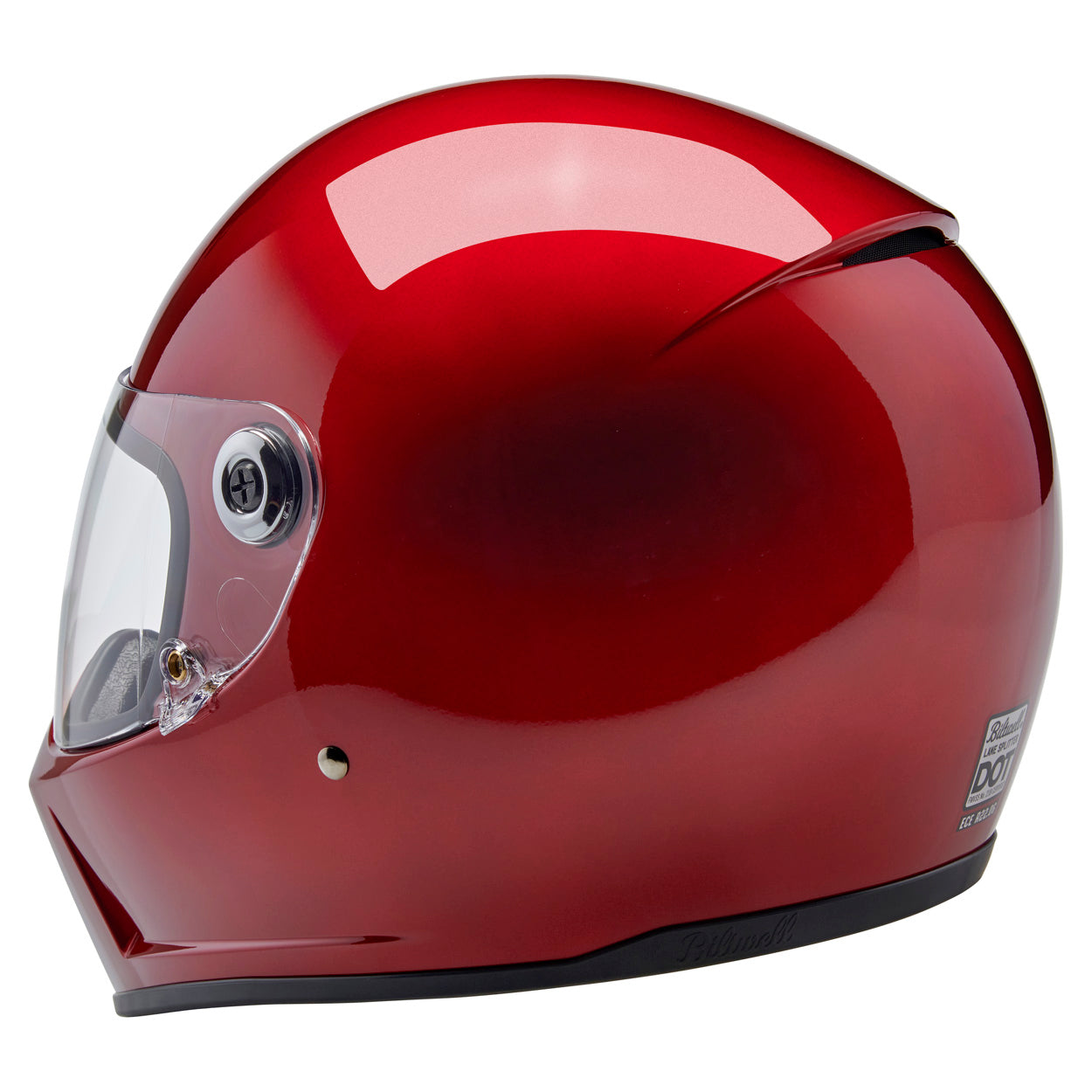 Casco Biltwell Lane Splitter -Rojo Cereza Metalico