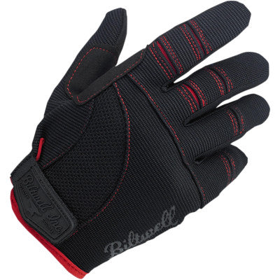 GUANTES BILTWELL NEGRO-ROJO - OutletHarley