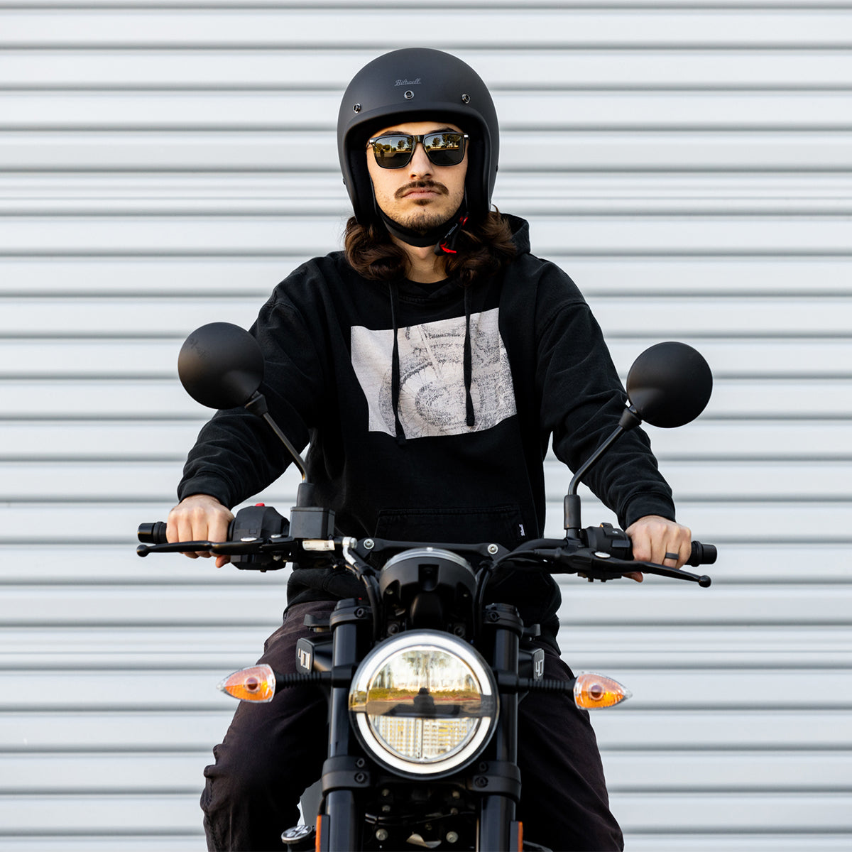 Casco Biltwell Bonanza - negro mate