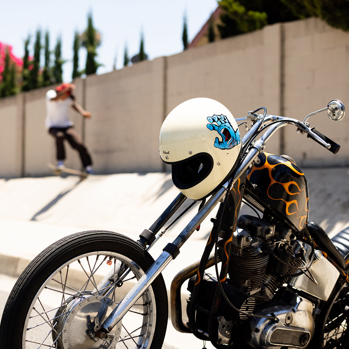 Casco Gringo ECE Biltwell + Santa Cruz