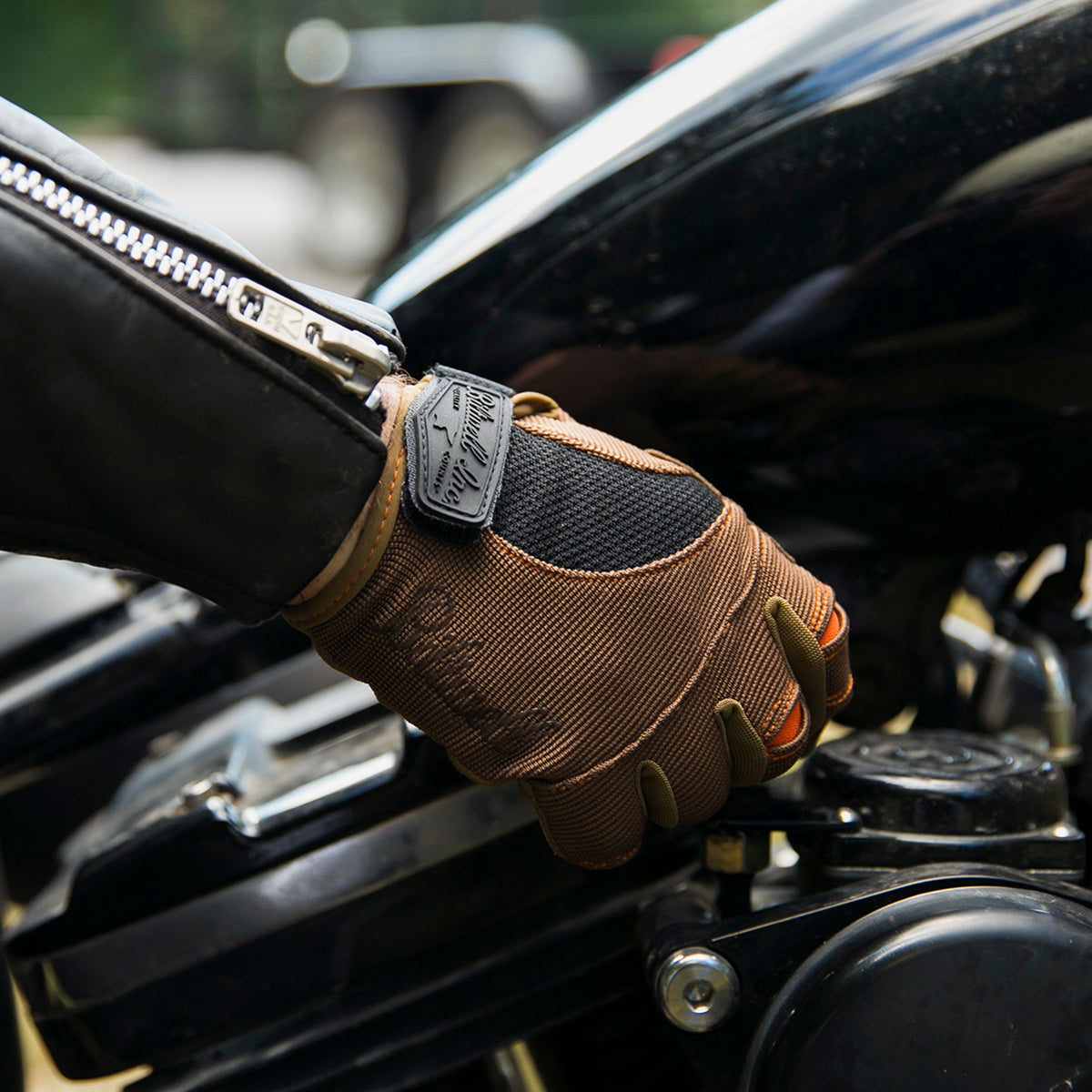Guantes Biltwell Moto cafe/naranja