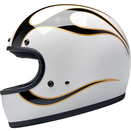 Casco gringo blanco/negro