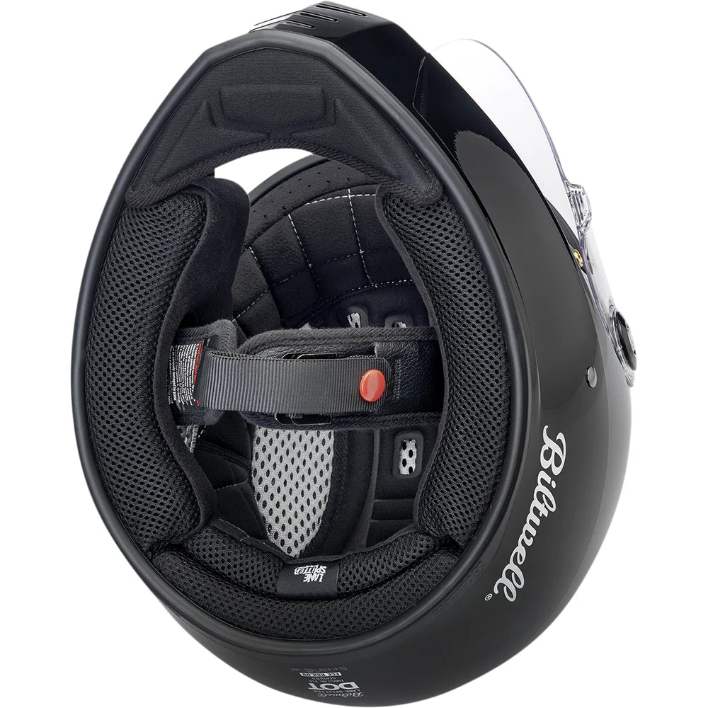 Casco lane splitter podium naranja brillo/gris/negro