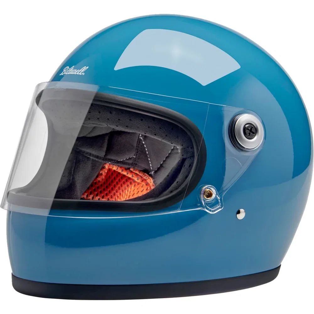 Casco gringo s azul paloma brillo
