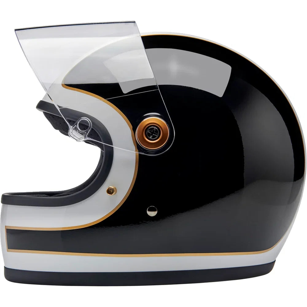 Casco gringo s tracker blanco brillo/negro