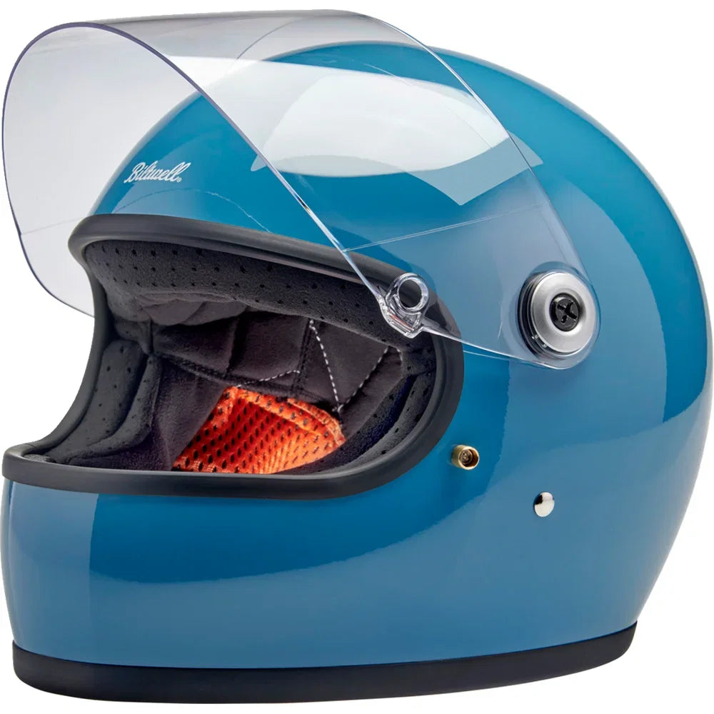 Casco gringo s azul paloma brillo