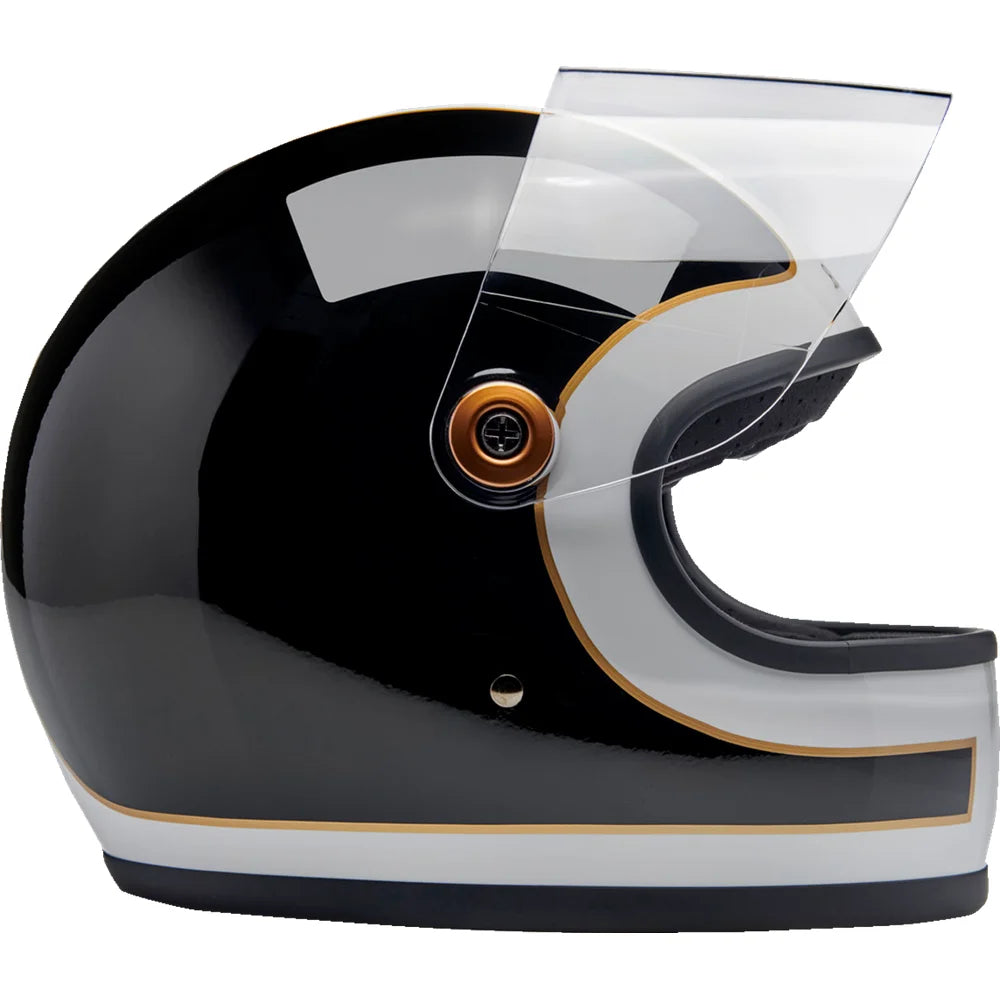 Casco gringo s tracker blanco brillo/negro